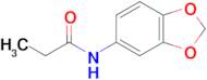 n-(1,3-Dioxaindan-5-yl)propanamide