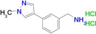 1-[3-(1-methyl-1h-pyrazol-4-yl)phenyl]methanamine dihydrochloride