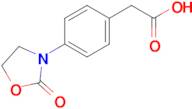 2-[4-(2-oxo-1,3-oxazolidin-3-yl)phenyl]acetic acid