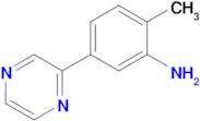 2-Methyl-5-(pyrazin-2-yl)aniline