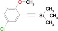 [2-(5-chloro-2-methoxyphenyl)ethynyl]trimethylsilane