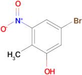 5-Bromo-2-methyl-3-nitrophenol