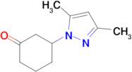 3-(3,5-Dimethyl-1h-pyrazol-1-yl)cyclohexan-1-one