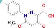 1-(4-Fluorophenyl)-6-methoxy-4-oxo-1,4-dihydropyridazine-3-carboxylic acid