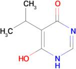 6-hydroxy-5-(propan-2-yl)-1,4-dihydropyrimidin-4-one