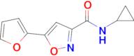 n-Cyclopropyl-5-(furan-2-yl)-1,2-oxazole-3-carboxamide