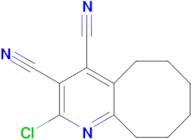 2-Chloro-5h,6h,7h,8h,9h,10h-cycloocta[b]pyridine-3,4-dicarbonitrile
