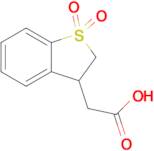 2-(1,1-Dioxo-2,3-dihydro-1lambda6-benzothiophen-3-yl)acetic acid