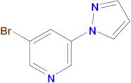 3-Bromo-5-(1h-pyrazol-1-yl)pyridine