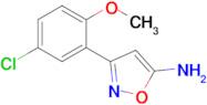 3-(5-Chloro-2-methoxyphenyl)-1,2-oxazol-5-amine