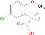 1-(5-Chloro-2-methoxyphenyl)cyclopropane-1-carboxylic acid