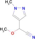 2-Methoxy-2-(1-methyl-1h-pyrazol-4-yl)acetonitrile