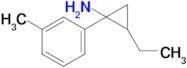 2-Ethyl-1-(3-methylphenyl)cyclopropan-1-amine