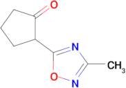 2-(3-Methyl-1,2,4-oxadiazol-5-yl)cyclopentan-1-one