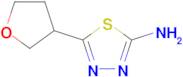 5-(Oxolan-3-yl)-1,3,4-thiadiazol-2-amine