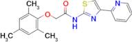 n-[4-(pyridin-2-yl)-1,3-thiazol-2-yl]-2-(2,4,6-trimethylphenoxy)acetamide