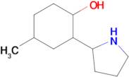 4-Methyl-2-(pyrrolidin-2-yl)cyclohexan-1-ol