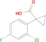 1-(2-Chloro-4-fluorophenyl)cyclopropane-1-carboxylic acid