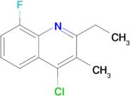 4-Chloro-2-ethyl-8-fluoro-3-methylquinoline