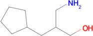 3-Amino-2-(cyclopentylmethyl)propan-1-ol