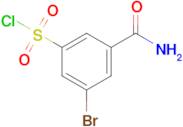 3-(Aminocarbonyl)-5-bromobenzenesulfonyl chloride