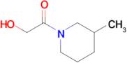 2-Hydroxy-1-(3-methylpiperidin-1-yl)ethan-1-one