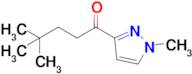 4,4-Dimethyl-1-(1-methyl-1h-pyrazol-3-yl)pentan-1-one