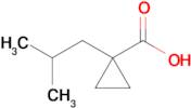 1-(2-Methylpropyl)cyclopropane-1-carboxylic acid