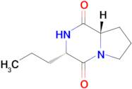 (3s,8As)-3-propyl-octahydropyrrolo[1,2-a]pyrazine-1,4-dione