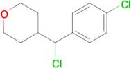 4-[chloro(4-chlorophenyl)methyl]oxane