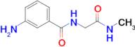 2-[(3-aminophenyl)formamido]-n-methylacetamide