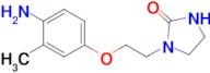 1-[2-(4-amino-3-methylphenoxy)ethyl]imidazolidin-2-one