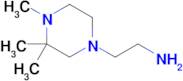 2-(3,3,4-Trimethylpiperazin-1-yl)ethan-1-amine
