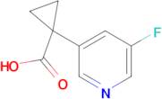 1-(5-Fluoropyridin-3-yl)cyclopropane-1-carboxylic acid