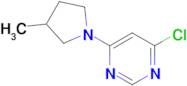 4-Chloro-6-(3-methylpyrrolidin-1-yl)pyrimidine