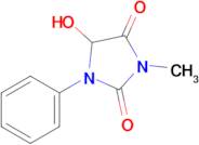 5-Hydroxy-3-methyl-1-phenylimidazolidine-2,4-dione