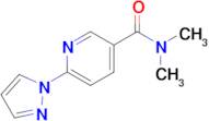 n,n-Dimethyl-6-(1h-pyrazol-1-yl)pyridine-3-carboxamide