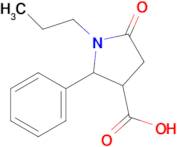 5-Oxo-2-phenyl-1-propylpyrrolidine-3-carboxylic acid