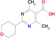 4,6-Dimethyl-2-(tetrahydro-2H-pyran-4-yl)-5-pyrimidinecarboxylic acid