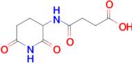 3-[(2,6-dioxopiperidin-3-yl)carbamoyl]propanoic acid