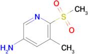 5-Methyl-6-(methylsulfonyl)pyridin-3-amine