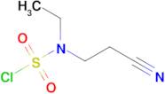 3-[(chlorosulfonyl)(ethyl)amino]propanenitrile