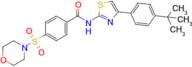 n-[4-(4-tert-butylphenyl)-1,3-thiazol-2-yl]-4-(morpholine-4-sulfonyl)benzamide