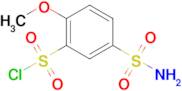 2-Methoxy-5-sulfamoylbenzene-1-sulfonyl chloride