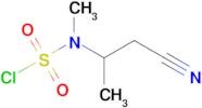 3-[(chlorosulfonyl)(methyl)amino]butanenitrile