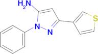 1-Phenyl-3-(thiophen-3-yl)-1h-pyrazol-5-amine