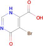 5-bromo-6-oxo-3,6-dihydropyrimidine-4-carboxylic acid