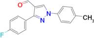 3-(4-Fluorophenyl)-1-(4-methylphenyl)-1h-pyrazole-4-carbaldehyde