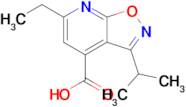 6-Ethyl-3-(propan-2-yl)-[1,2]oxazolo[5,4-b]pyridine-4-carboxylic acid