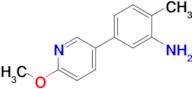 5-(6-Methoxypyridin-3-yl)-2-methylaniline